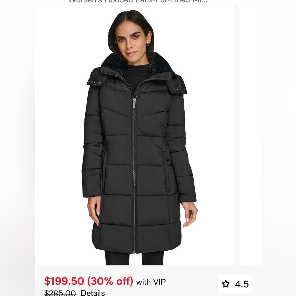 Calvin Klein Midi Puffer Jacket